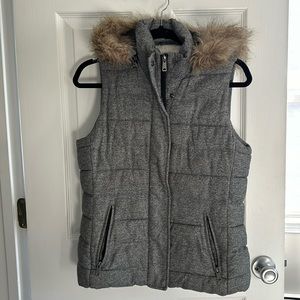 Banana republic grey winter vest